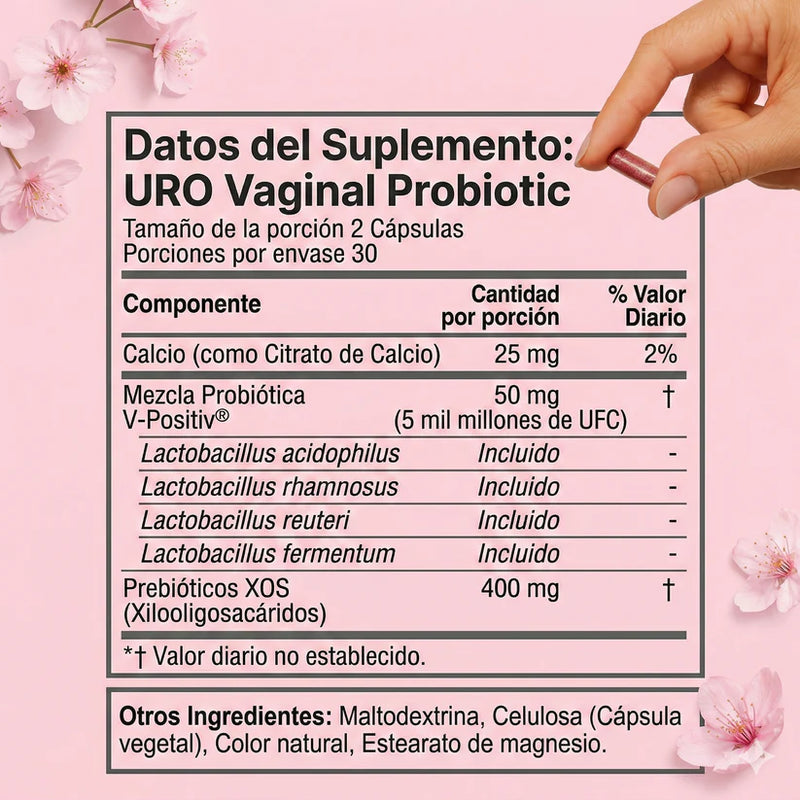Ingredientes Uro Vaginal